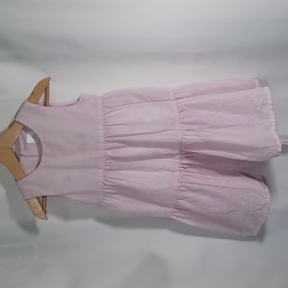 5/$30 DILLARDS COLLECTION Sleeveless Tiered Striped Dress